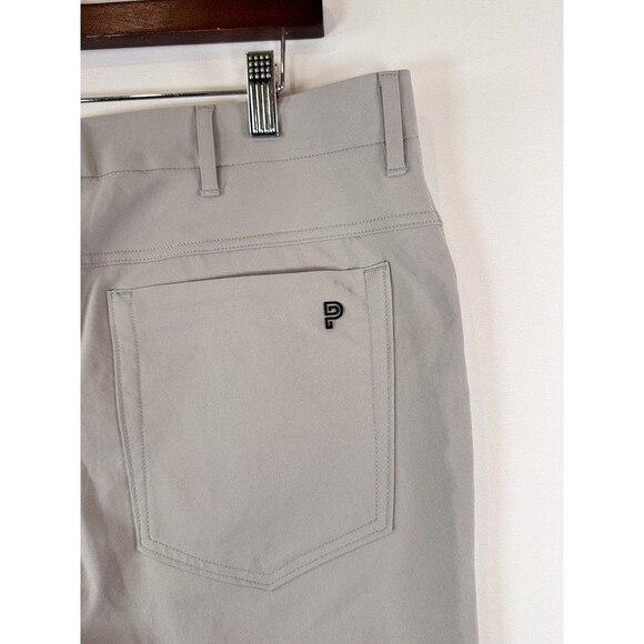 Public Rec Mens Pants Gray Chino 5 Pocket Straight Performance Classic 36x24 - Picture 9 of 11